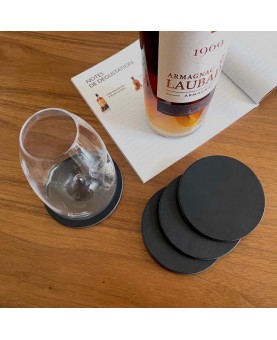 Sous-verre Cuir "Monochrome"